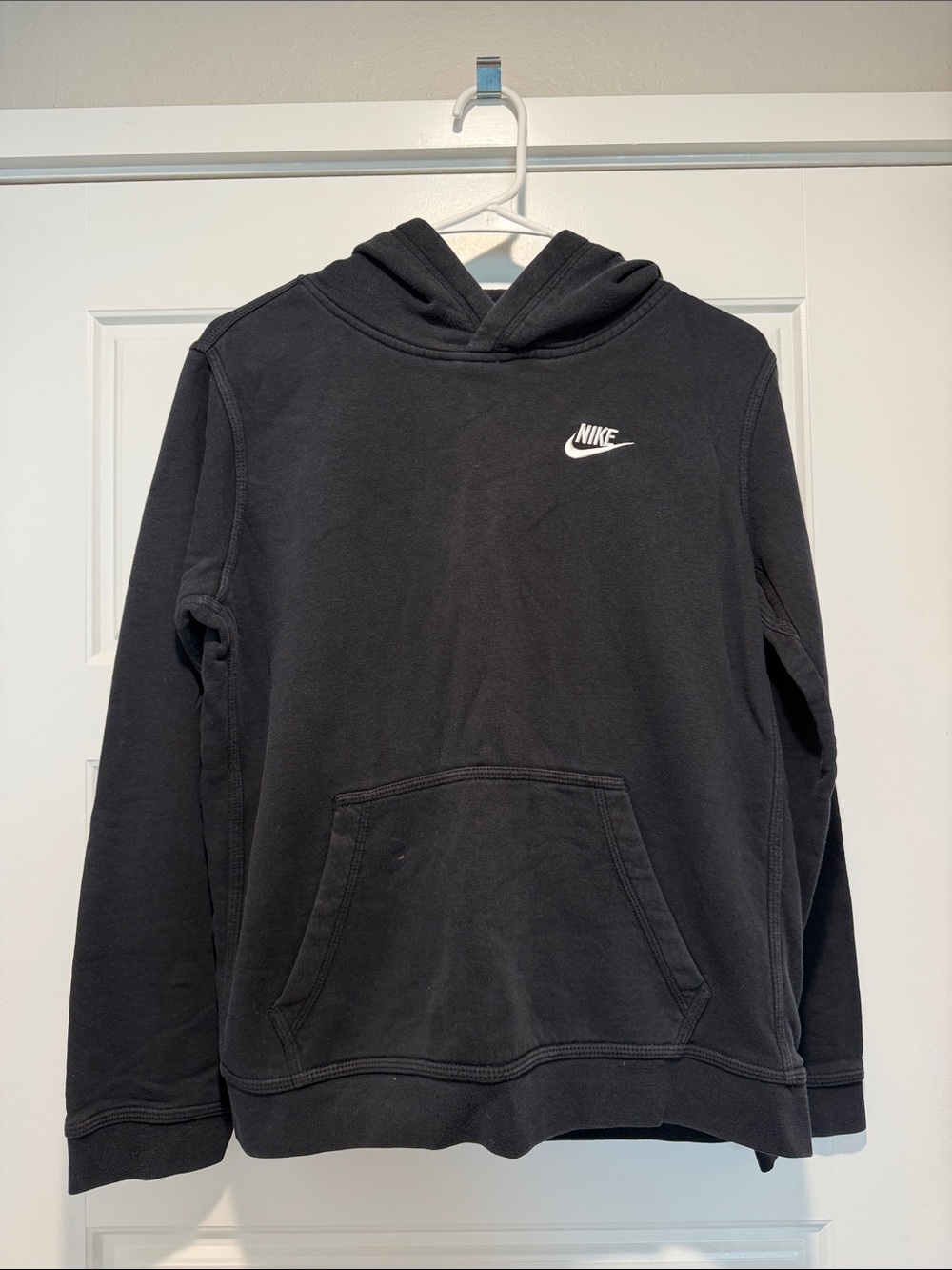 Nike Men’s Black Crewneck Hoodie Sweatshirt
